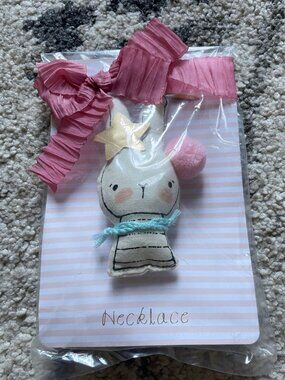 Anthropologie Luckyjuju bunny necklace